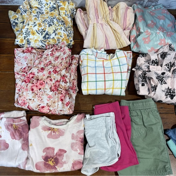 Janie and Jack Kids Matching Sets - Floral and Plaid - Picture 1 of 11